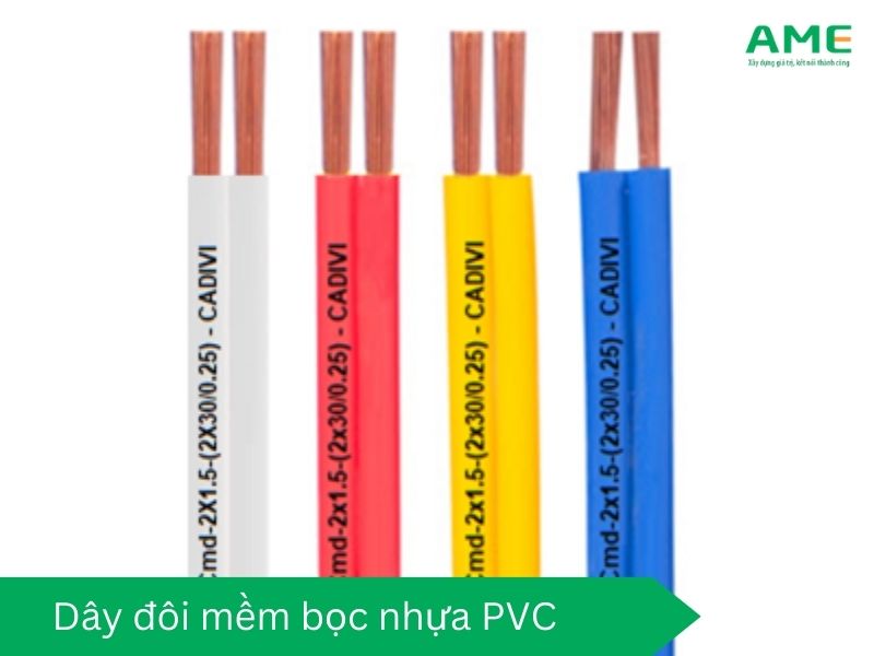 Dây đôi mềm bọc nhựa PVC