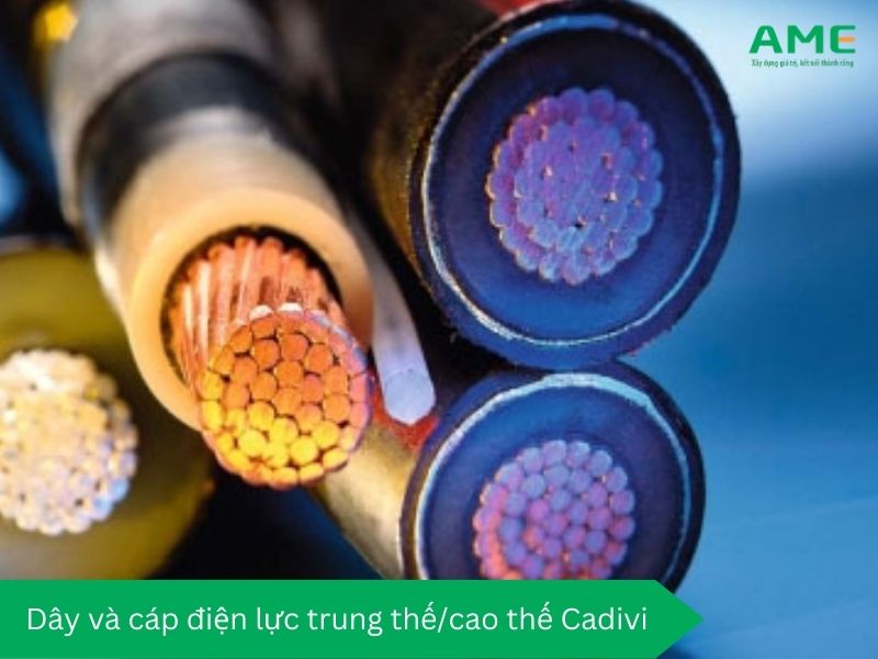 Dây và cáp điện lực trung thế cao thế có giáp bảo vệ cadivi