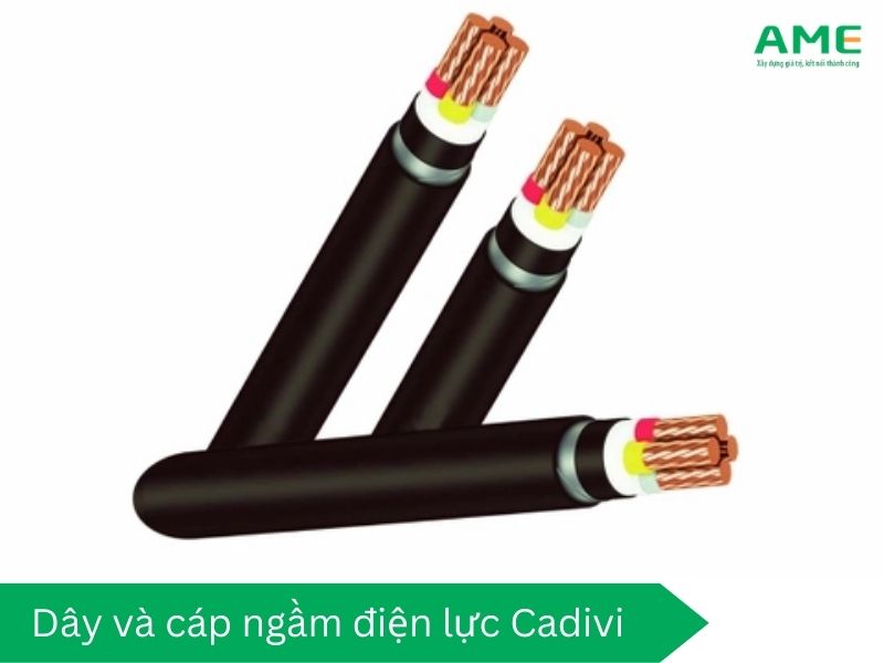 Dây và cáp ngầm điện lực trung thế cao thế có giáp bảo vệ cadivi