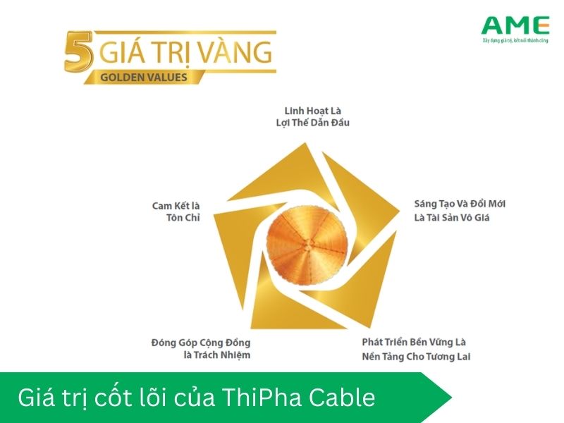 Giá trị cốt lõi của thipha cable