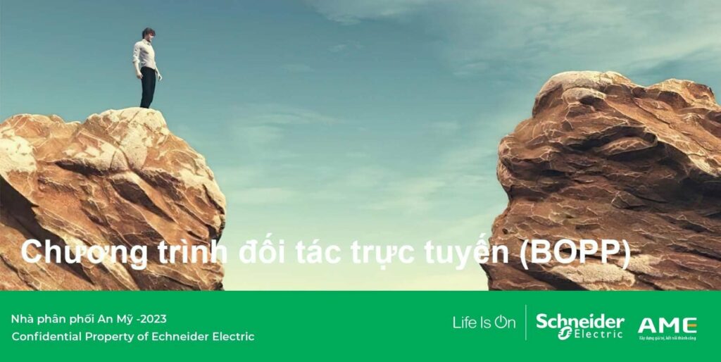 AME Group tham gia chương trình đối tác trực tuyến của Schneider