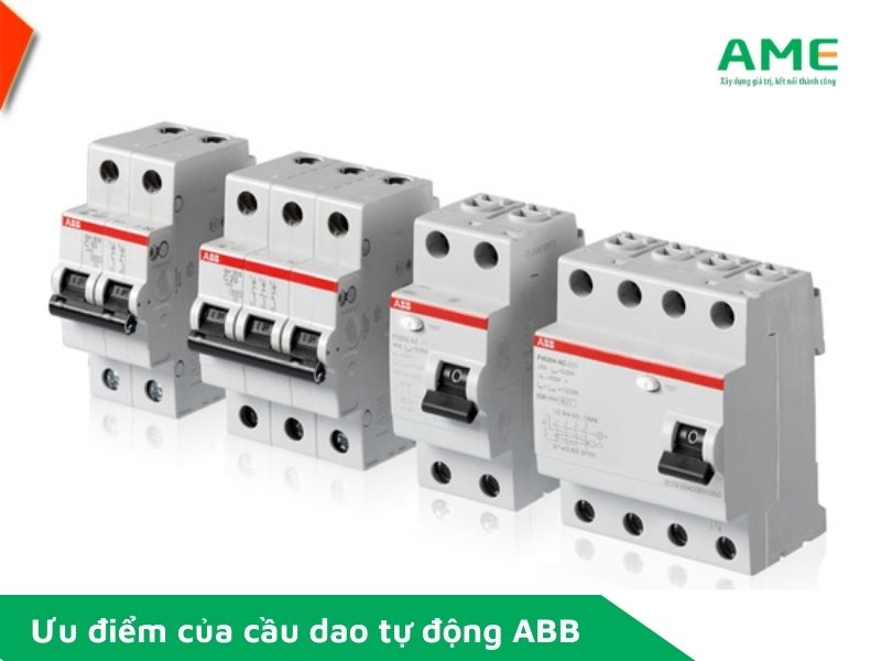 Ưuđiểm của cầu dao tự động MCB ABB