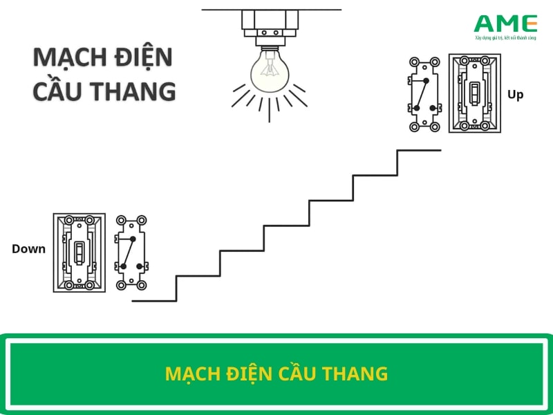 Mạch điện cầu thang