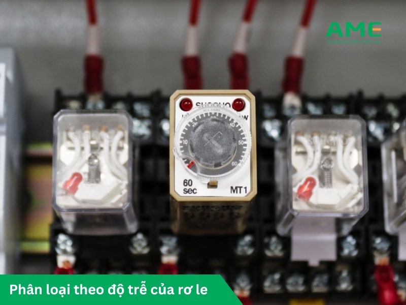 Phân loại Rơle thời gian theo độ trễ